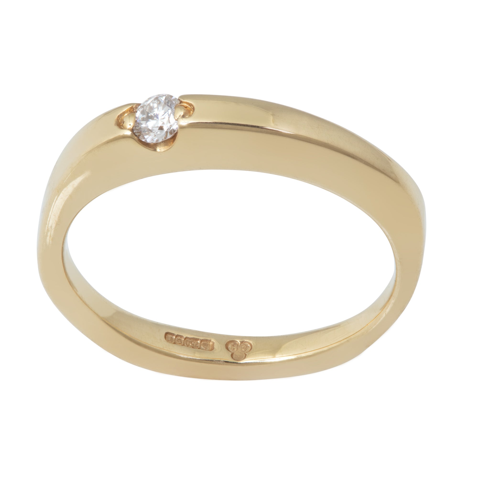 Balaji Jewels Round Yellow Gold Ring- Diamond Ring- 18Ct Gold- Jali Pattern  Cocktail Ring, Weight: 3 Gram, Size: 6 To 18 at Rs 50000 in Surat